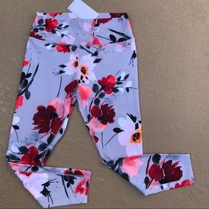 Fabletics Floral Ankle Athletic Leggings